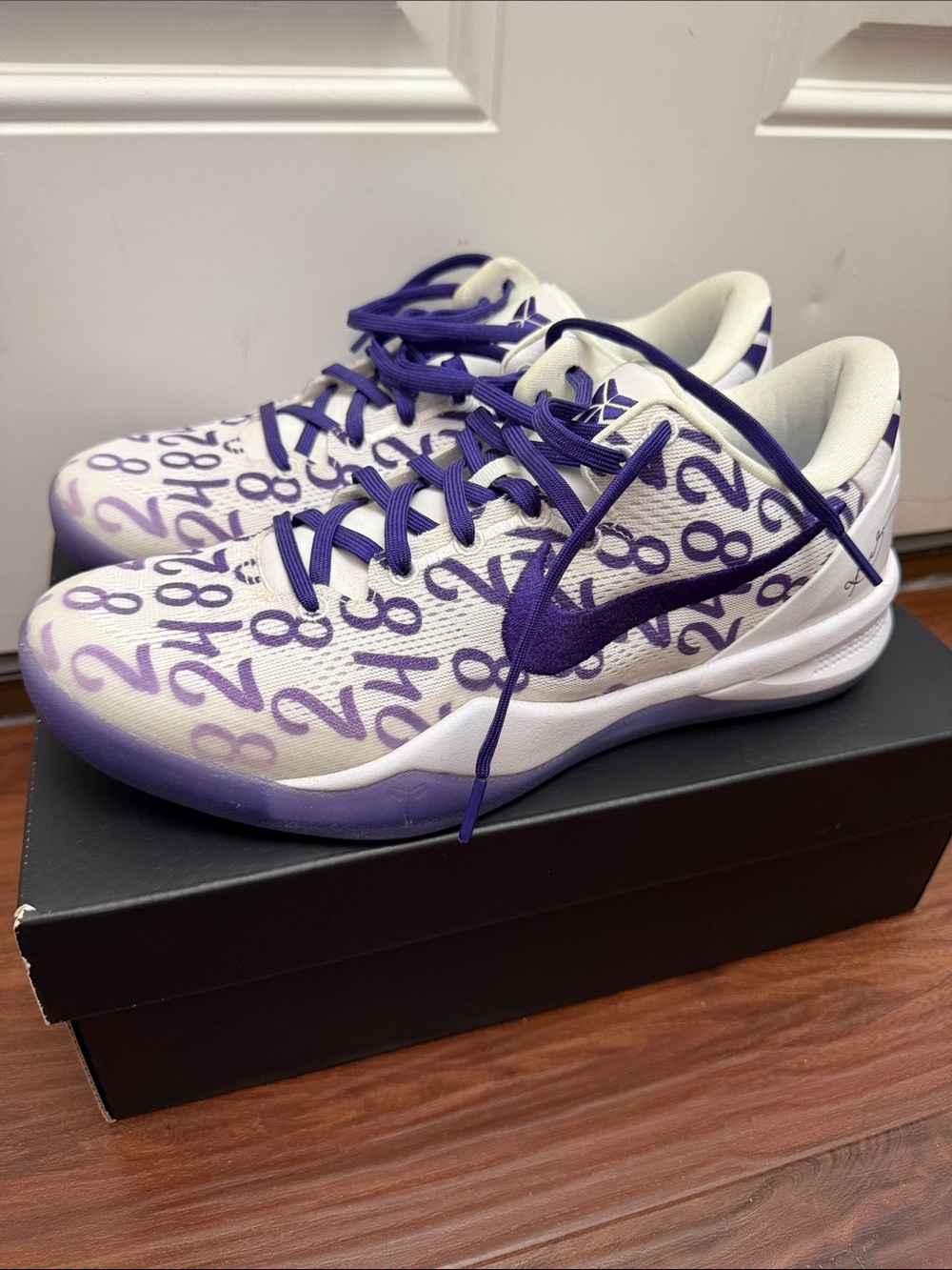 Nike Purple & White Kobe 8